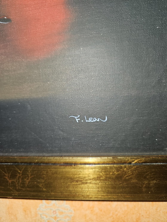 Large oil painting Still Life Apples - Frank Lean - Oil on wood – Paintings & Drawings (photo 4 of 6)