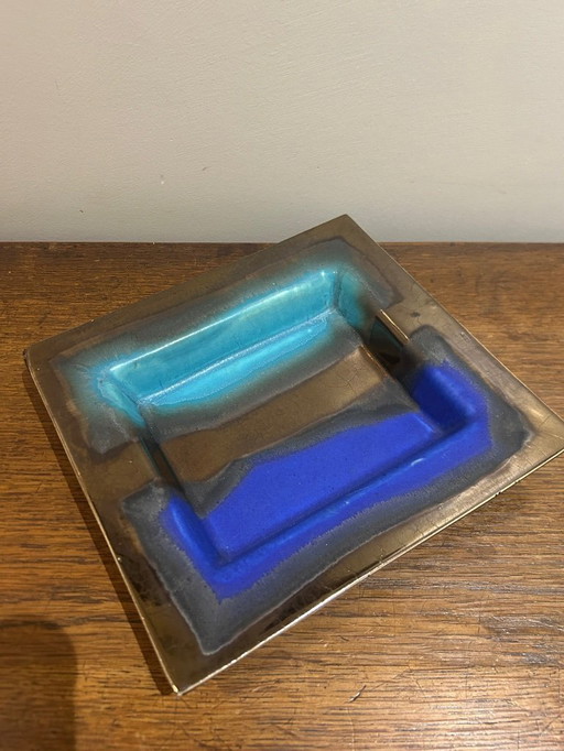 grote vintage keramische sieradenbak