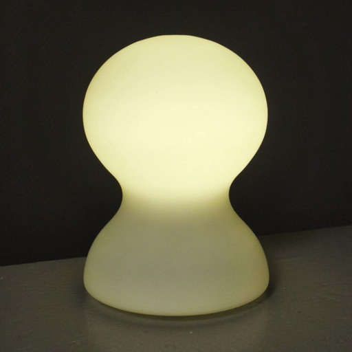 Vintage Pion Lamp Opaline Post-Modern Design Habitat 1990s – tafellampen, Glass