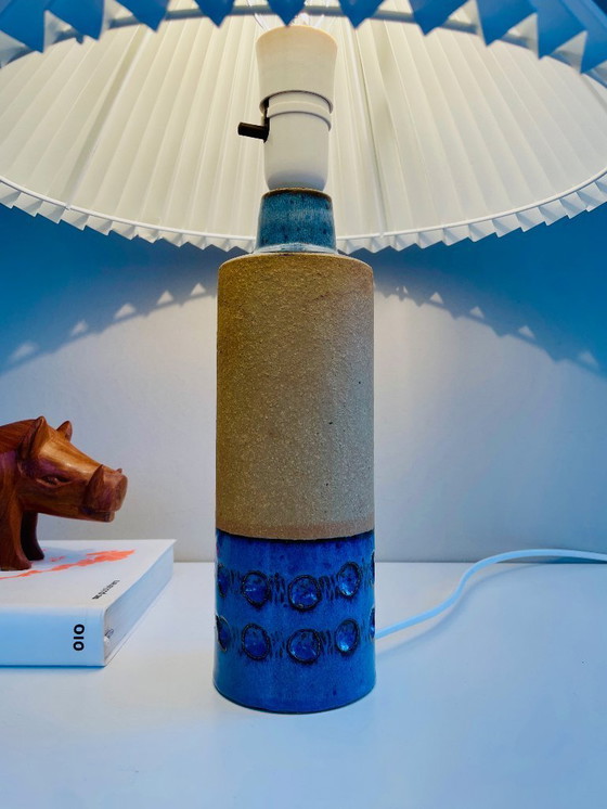 Image 1 of vintage ceramic LAMP BASE Knabstrup Denmark MidCentury