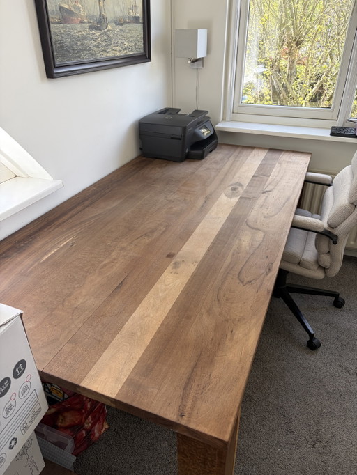 Wooden dining table