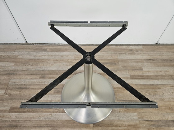 Image 1 of Extendable 1970s chrome-plated metal table