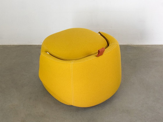 Image 1 of Patricia Urquiola offenster Sessel/Anbau-Fußhocker Chick für Haworth