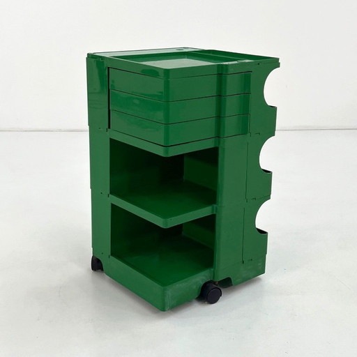 Carrito Boby verde de Joe Colombo para Bieffeplast, años 60
