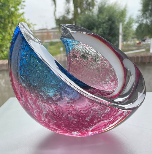 “ PINK” Unique glasobject van Peter Kuchta 