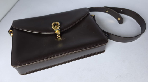 Vintage Gucci Tiger Eye Shoulder Bag Made In Italy – Leather (photo 6 of 15)