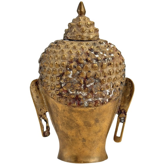 Cabeza de Buda de Bronce al Estilo Nepalí-Himalayo Inspirado – Esculturas, Bronze (photo 5 of 9)