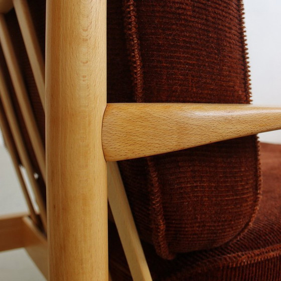 Image 1 of Fauteuil uit het midden van de 20e eeuw, afkomstig uit Tsjecho-Slowakije, vintage jaren 70, gerestaureerd.