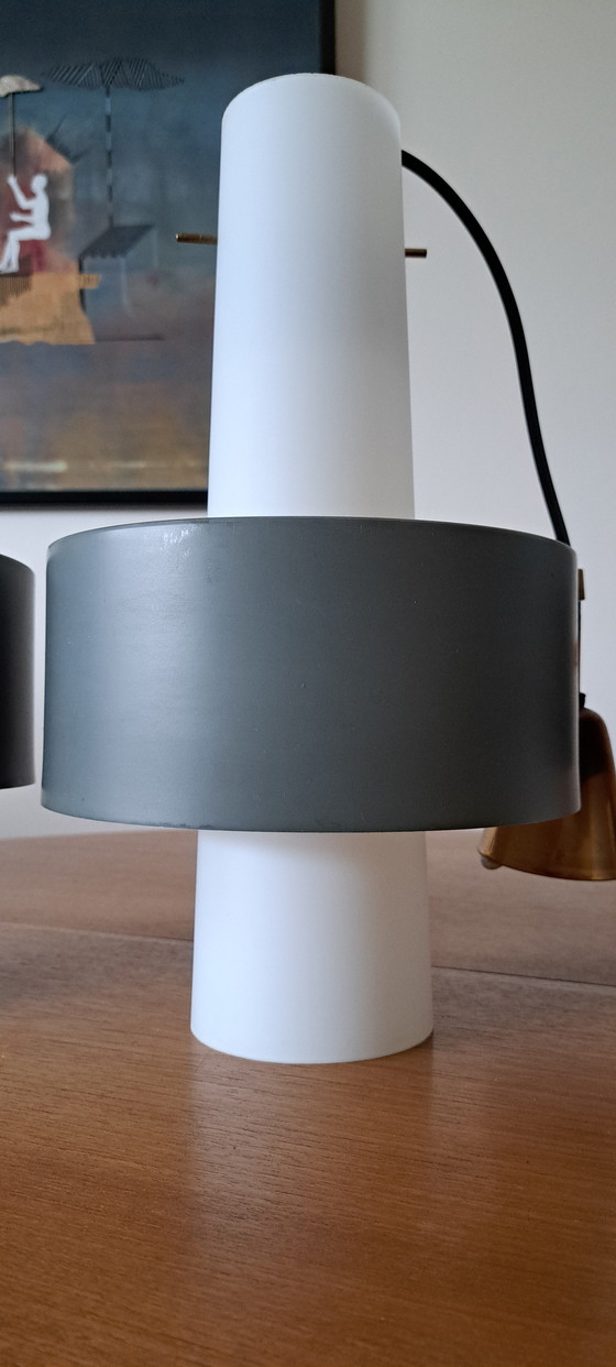 Image 1 of 3x Mid-Century Vintage Pendant Lamps – 1970s Design Classics