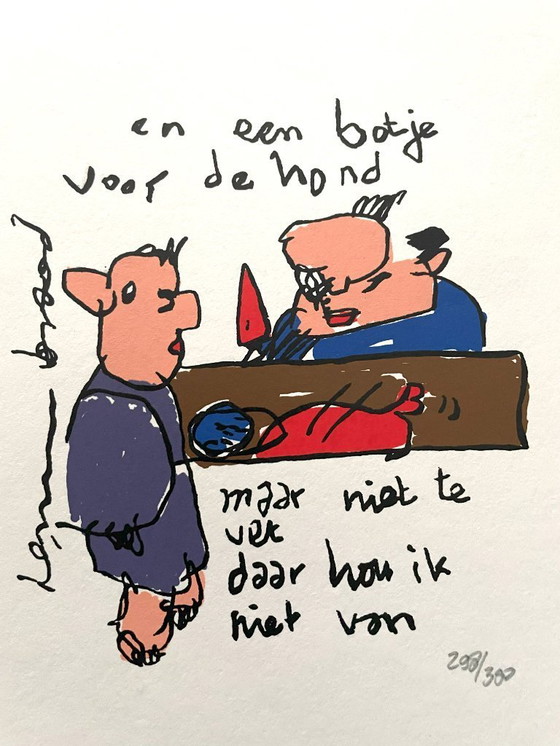 Image 1 of Herman Brood (1946-2001) - Botje voor de hond