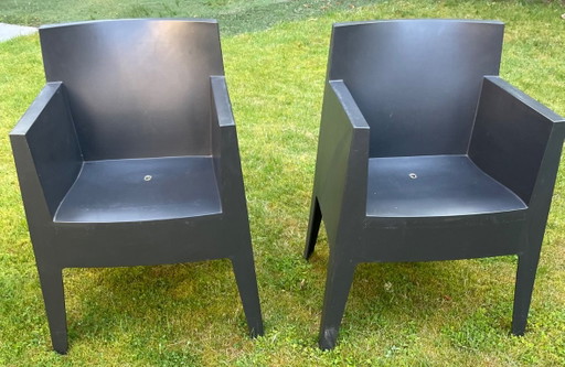 6 sedie Toy Driade Philip Starck nere – stoelen fauteuils, Plastic (photo 2 of 15)