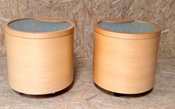 Image 1 of Tables de chevet design Hülsta - lot de 2