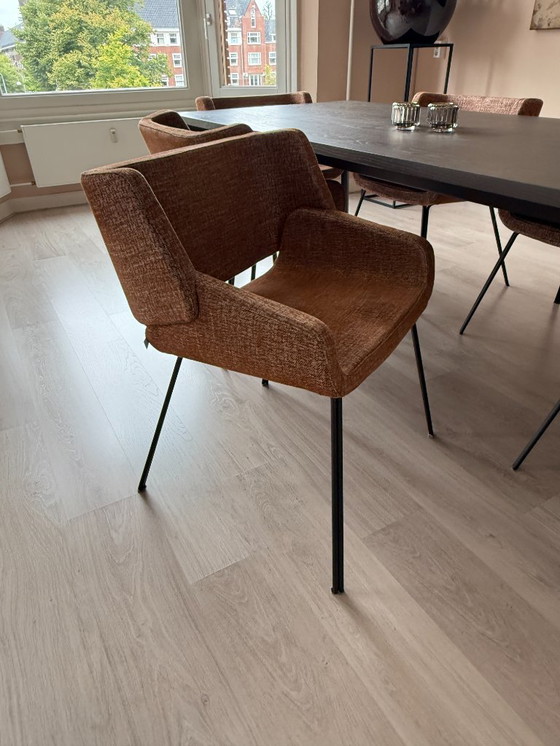 Image 1 of AL2 Vintme 002 dining table & 6x AL2 Mob 012 dining table chair