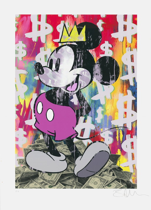 Allen, Ben - Dollar Mickey - Construction 3D - Signé à la main