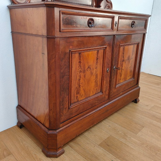 Image 1 of Antique brocante buffet cabinet sideboard cabinet cupboard