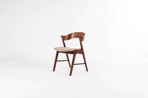 Sedia vintage Korup Stolefabrik in palissandro