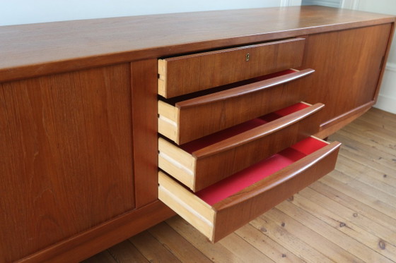 Grande credenza vintage in teak danese 1960 – Roche Bobois, Credenze, Legno (photo 9 of 13)