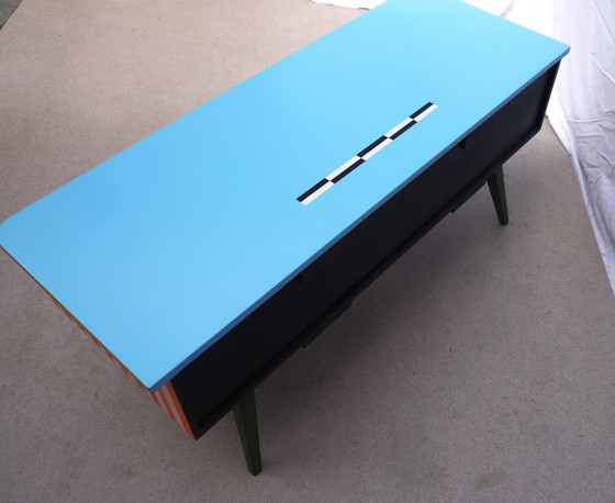 Image 1 of Commode basse  4 tiroirs