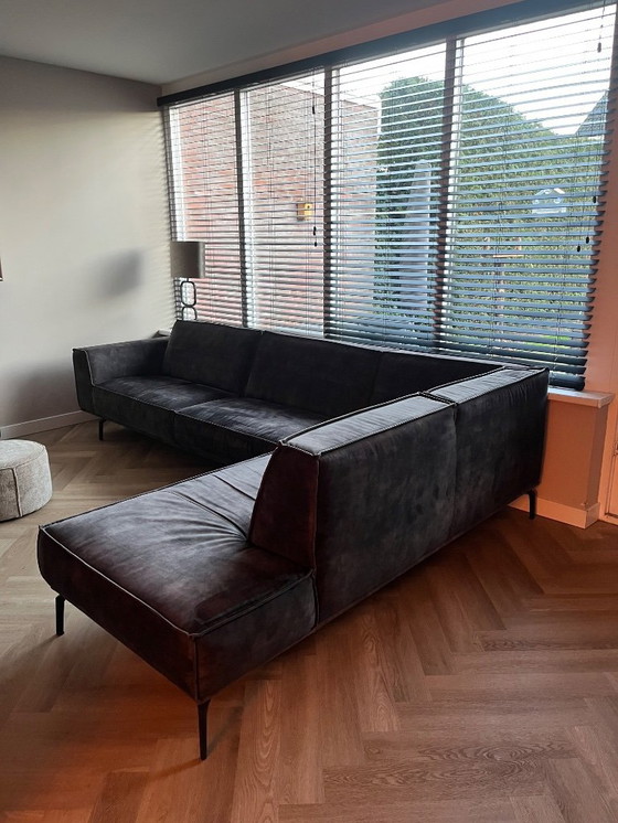 Image 1 of Divano angolare in velluto