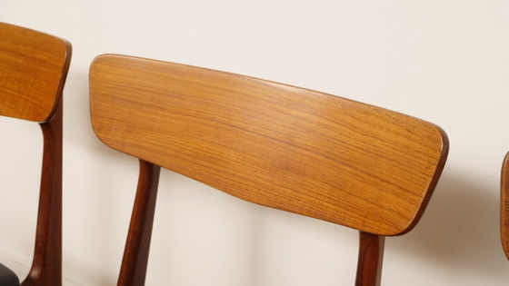 6 X Esszimmerstühle | Schiønning & Elgaard | Teak | Neu gepolstert – schionning & elgaard, Wood (photo 5 of 14)