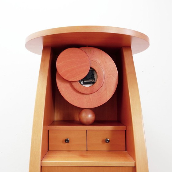 Image 1 of Colonne de tiroirs et horloge vintage 