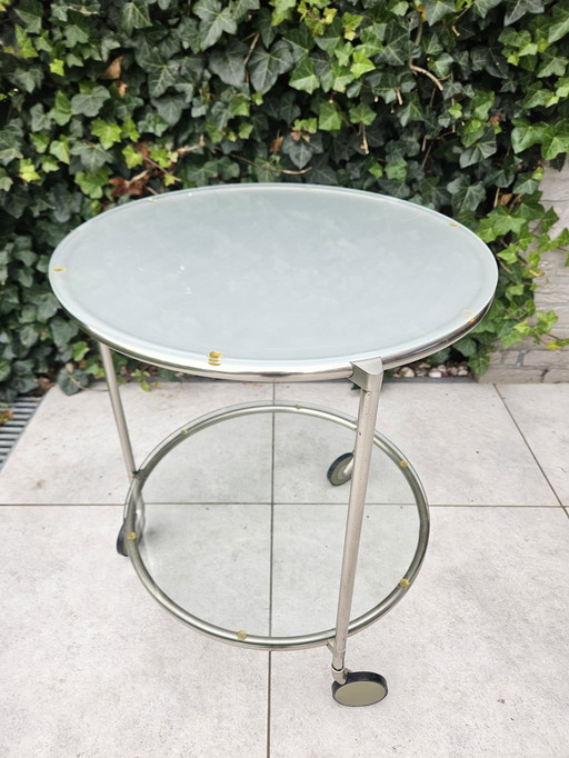 Table d'appoint vintage des années 80 Par Ehlen Johansson