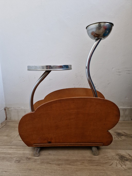Art Deco side table plant table coffee table smoking table vintage