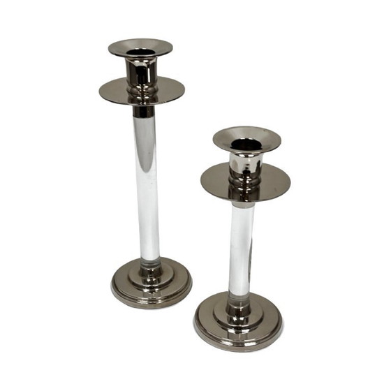 Image 1 of Par de candelabros Svenskt Tenn (diseñados por Estrid Ericson), Suecia, década de 1960.