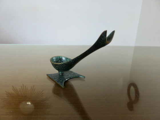 Soporte para pipa "Las golondrinas", de Walter Bosse, en bronce, 1950. – Objetos decorativos, Bronze (photo 4 of 9)