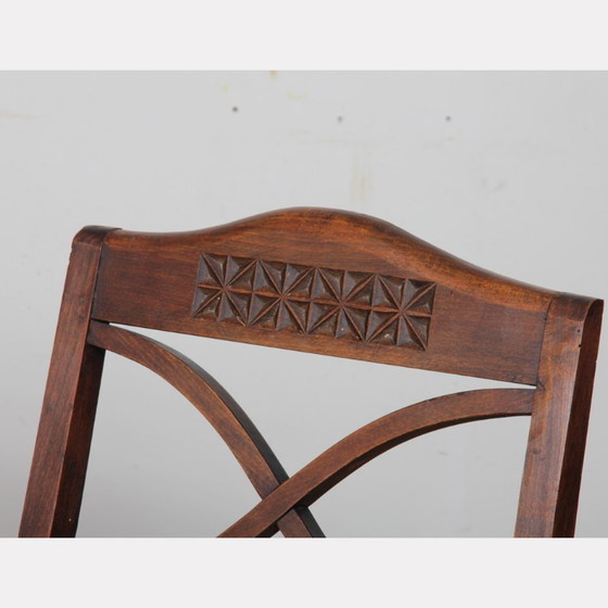 Image 1 of Pair of armchairs in the style of Charles Dudouyt, 1950