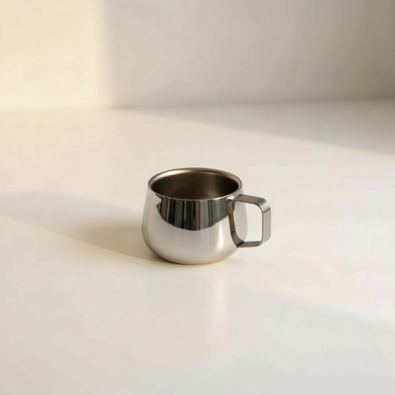 Image 1 of Tazzine da caffè espresso in acciaio inox di SAF Italy (set da 4)