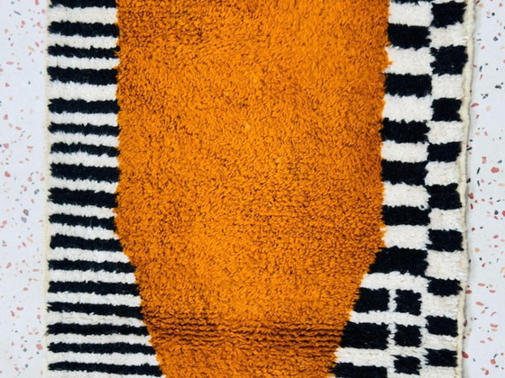 Image 1 of Handgemaakt Marokkaans vloerkleed van 300x70 cm: Berber haltapijt