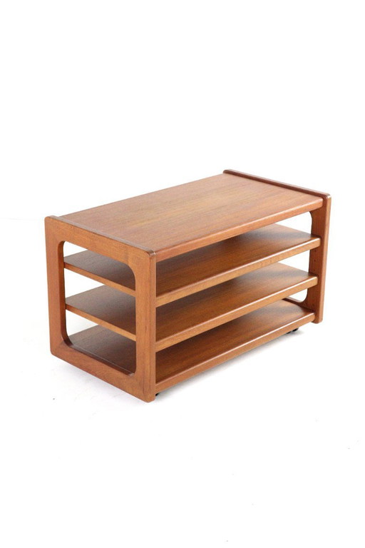 Meuble audio vintage sur chariot « Hogager », design danois