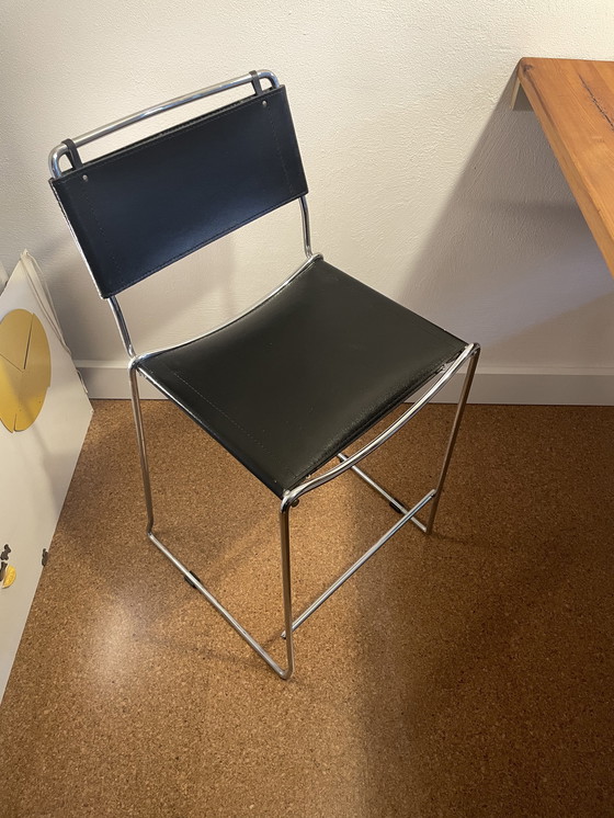 Image 1 of Barhocker Chrom Leder