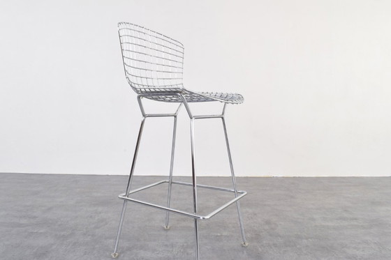 Image 1 of Vintage Bar Stools by Harry Bertoia for Knoll International, 1970s, Set of 2