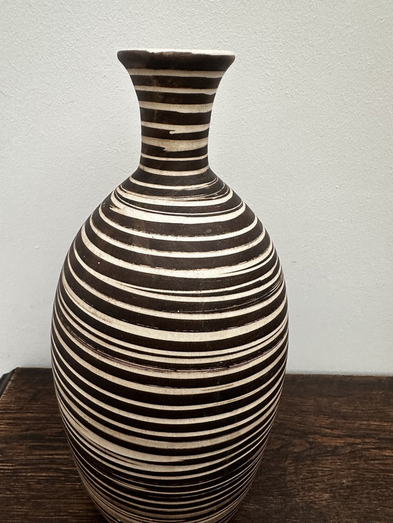 Image 1 of Vase Vintage Ethnique H 31 Cm