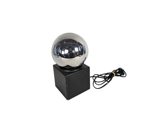 Image 1 of Dutch Design - Space Age - Philips Design Mirror Ball Lamp - Table/Desk Lamp - 70's