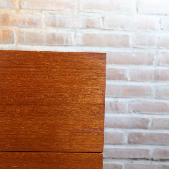 Image 1 of Vintage ladekast jaren 60 70 teak fineer