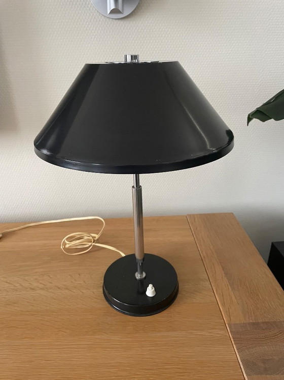 Lampada da tavolo o da scrivania danese vintage, Fog & Mørup, Lampade da tavolo, Ferro, Nero (foto 6 di 6)
