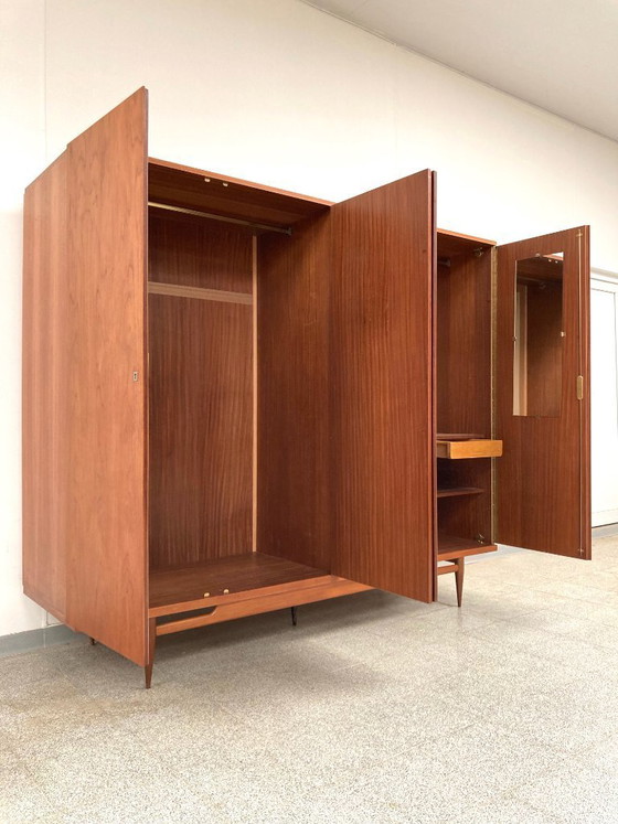 Image 1 of Vintage mid-century teak wardrobe 1960s