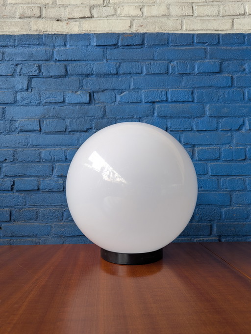 Vintage Italiaanse bol lamp Acrilico PMMA 1970s