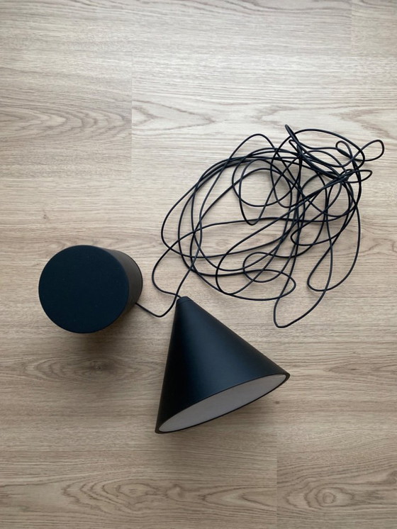 Image 1 of Flos String Light Cone Hanglamp Zwart 12m Touch
