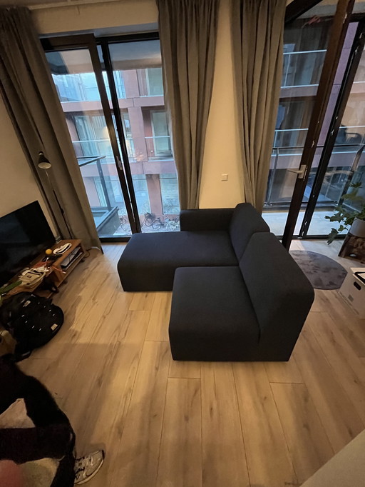 Sofá modular de diseño Kave Home | azul | 1,65 m de ancho