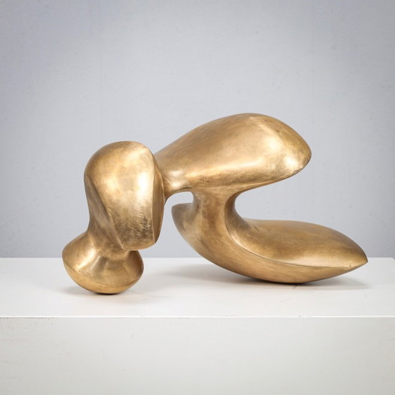 Image 1 of Scultura astratta in bronzo biomorfo di Felix van de Beek, Paesi Bassi, anni 2000