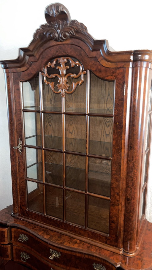 Victorian Crested Cupboard