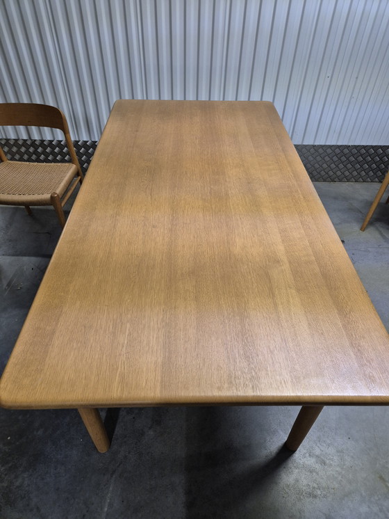 Image 1 of Niels Otto Muller dining table set model 75