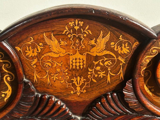 Wunderschönes Empire-Sofa mit Intarsien aus dem 19. Jahrhundert