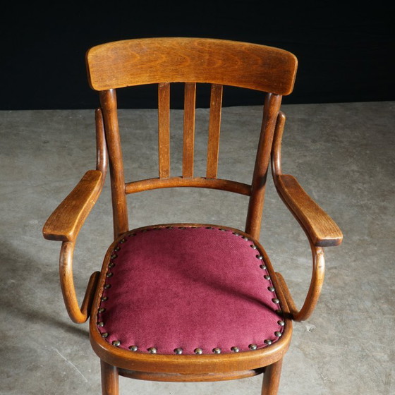 Silla Thonet antigua – década de 1920 – Sillas de oficina, Textile, Metal, Vintage (photo 6 of 6)