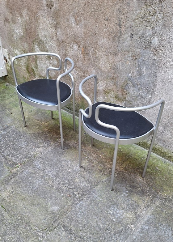 Image 1 of Coppia di poltrone in alluminio di Henning Larsen