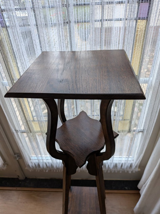 Porte-plantes, piédestal, Art Nouveau – Bois (photo 12 of 17)